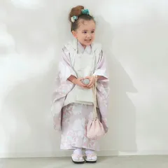 三歳着物セット 七五三セット 着物セット 七五三 KOHARU 被布コートセット 3歳 女の子 着物 8点セット 箱入り ピンク kh-1-D