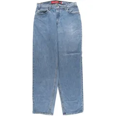 古着 90年代 リーバイス Levi's SILVER TAB シルバータブ LOOSE ルーズ テーパードデニムパンツ USA製 メンズw32相当/evb009690