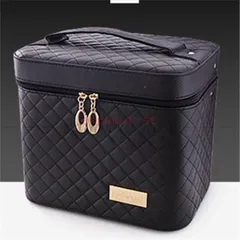 5色 メイクボックス コスメ収納 鏡付き 化粧箱 化粧ポーチ メイクBOX メイクアップ トラベルバッグ 大型 ポータブル PU 大容量