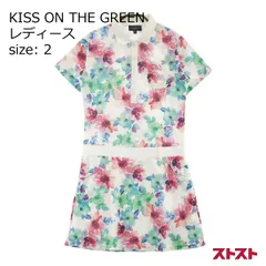 KISS ON THE GREEN キスオンザグリーン 半袖ワンピース 花 総柄 
