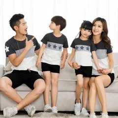 夏　Tシャツ　ペア　リンクコーデ