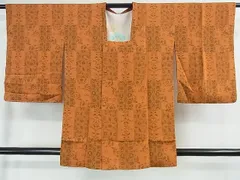 平和屋着物■道行コート　洋花文　逸品　mz3422