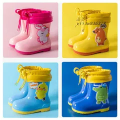 子供靴 レインブーツ キッズ レイン長靴 女の子 男の子 通学 ジュニア 学生 水遊び 梅雨対策 雪 靴 可愛い 防水 雨具 雨 軽量 キャラクター 子供用  vii3w936378