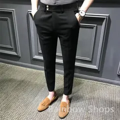新品未使用テーパードパンツ スキニーパンツ メンズ アンクル丈 9分丈 スラックス スリム ボトムス スキニー チノパン 長ズボン ゆったり 春夏物 薄手 シンプル 通気性 着痩せ 軽量 カジュアル 