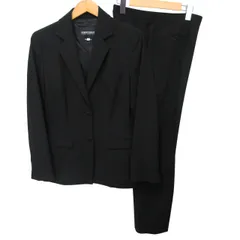 ジョルジオアルマーニ GIORGIO ARMANI スーツ セットアップ ビジネス フォーマル ストレッチ有 イタリア製 黒 ブラック 42 Lサイズ 0220 IBO47のサムネイル