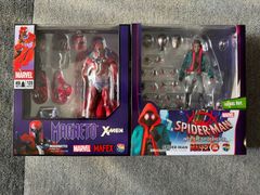 2個セット）新品未開封）MAFEX SPIDER-MAN Miles Morales & MAGNETO (COMIC Ver.)