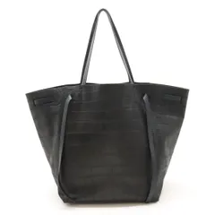 セリーヌ ラゲージ ファントム ブラック　クロコ型押し CELINE セリーヌ ラゲージファントム クロコ型押レザー 黒 ハンドバッグ