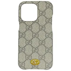 【未使用5万円】GUCCI店舗購入。GG レザーiPhone13Proケース 未使用5万円】最終GUCCI店舗購入。GG レザーiPhone13Proケース 【楽天