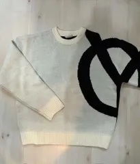 OY アイボリー ニット セーター L