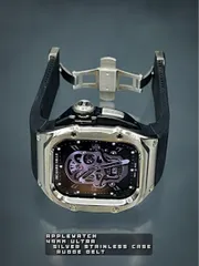 49mm アップルウォッチ ウルトラ シルバー/ブラック ステンレス ケース