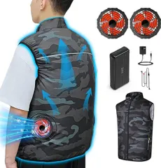 2025年最新】[KLIFE] 空調作業服 ファン付き 30000mAh大容量バッテリー