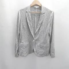 ◇ ⊇ 組曲 クミキョク 長袖 ジャケット サイズ5 グレー レディース E  【1501160023704】