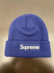 SUPREME ビーニー　ニット帽　新作　ネイビー
