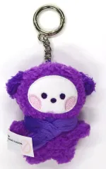 【中古】ぬいぐるみマスコット・ぬいぐるみバッジ CHIMMY(ジミン) minini ぬいぐるみキーリング(パープル) 「BT21」