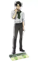 【中古】アクリルスタンド・アクリルパネル リヴァイ(マフラー着用ver.) 描き下ろしイラスト BIGアクリルスタンド 「進撃の巨人」