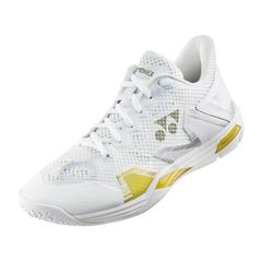 YONEX ヨネックス パワークッション エクリプション Z メン バドミントンシューズ SHBELZ3M-532(ホワイト/ゴールド)