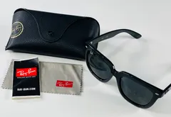 ★RayBan レイバン サングラス RB4262D アジアンフィット ウェリントン UVカット 付属品付き 訳あり 中古品