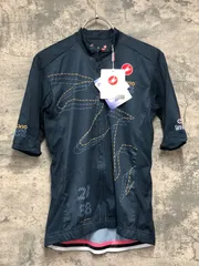 【美品】Castelli Cafe サイクルジャージ S ブラックセットアップ CASTELLI ( カステリ ) 半袖ジャージ PREMIO BLACK JERSEY