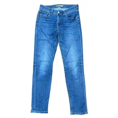 LEVI'S BORROWED FROM THE BOYS ストレッチ ボーイフレンドデニム ブルー サイズ24 レディースXS リーバイス