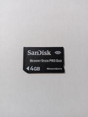 サンディスク　メモリースティックPRO　Duo　４GB