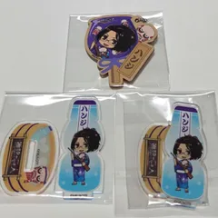 進撃の巨人　pop up shop 縁日　ハンジ　アクリルスタンド　アクリルフィギュアコレクション　アクスタ　特典　木製チャーム　キーホルダー　りんご飴