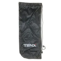 テンエックスプロ (TENXPRO) 純正ソフトラケットケース 1本収納 ブラック 巾着タイプ ※メッシュ生地付き※【メール便発送】