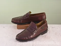 スペイン製 パラブーツ Paraboot コインローファー 茶 ブラウン メンズ 8.5 26.5cm Z807のサムネイル