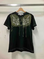 23SS✨美品 タオ コムデギャルソン 立体プリント 半袖Tシャツ 黒 Sサイズ drop-kaitori_10-2307-230