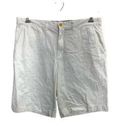 TOMMY HILFIGER チノショートパンツ W36 トミーヒルフィガー ビッグサイズ ホワイト コットン 古着卸 アメリカ仕入 2409-357