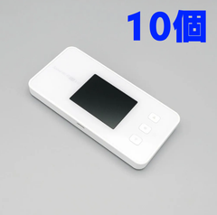 『10個まとめ販売・中古品』UQWiMAX Speed Wi-Fi 5G X11 NEC NAR01 モバイルルーター◇スノーホワイト