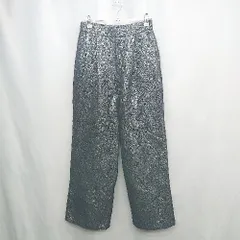 ◇ Θ ZARA ザラ 総柄 イージーパンツ サイズM ブラック系 レディース E  【1503060004432】