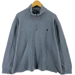 古着 ラルフローレン Ralph Lauren POLO by Ralph Lauren ハーフジップスウェットシャツ トレーナー メンズXL相当/eaa489783