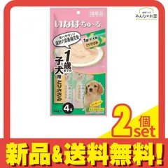 いなば 犬用 ちゅ〜る(ちゅーる) 1歳までの子犬用 とりささみ 14g (×4本) 2個セット まとめ売り