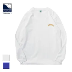 【新品】 OFFSHORE オフショア OS LOGO L/S メンズ/レディース ホワイト/ブルー S-XL OS22-2CS-001のサムネイル