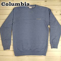 Columbia/コロンビア クルーネックスウェット ブルーグレイ Sサイズ 裏起毛