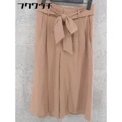 ◇ ◎ ROPE PICNIC ロペピクニック リボン付き パンツ サイズ36 ベージュ レディース 【中古】 【1101280007723】