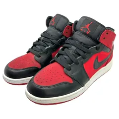 NIKE(ナイキ) AIR JORDAN 1 MID GYM RED BLACK (GS) エアジョーダン1 ミッド 