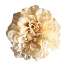 【在庫処分】《選べる４色展開》上品パールとリボンのコサージュ ロメリ 入学式 卒業式 [Lomeri] 卒園式