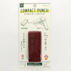 ミドリ　XS コンパクトパンチ えんじ(35546006)