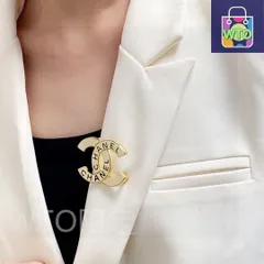 【今日特価】Chanel シャネル 新入荷 ヴィンテージゴールド ラスター ブローチ