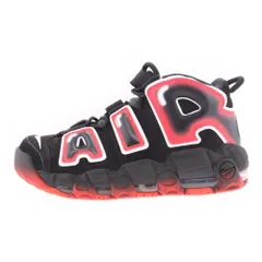 NIKE (ナイキ) AIR MORE UPTEMPO LASER CRIMSON エアモアアップテンポ レーザークリムゾン レディース ミッドカットスニーカー レッド/ブラック US6.5/24.5cm CJ6129-001
