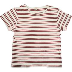 Size【40】 At Last ＆ Co アットラスト/BUTCHER PRODUCTS ブッチャープロダクツ YOUNG BORDER Tシャツ 白赤 【中古品-良い】 20822097