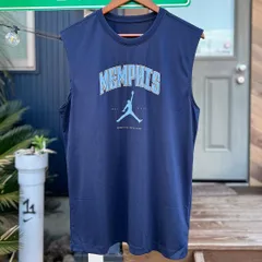 JORDAN NBA NOSLEEVE TEE 'GRIZZLIES' ジョーダン NBA ノースリーブ Tシャツ セルティックス 【MEN'S】 navy/northe blue HV4748-419