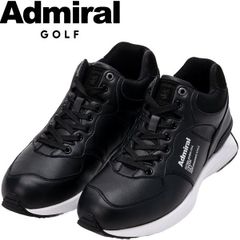 希少 アドミラル ゴルフシューズ ミッドカット 黒 27cm新品防水