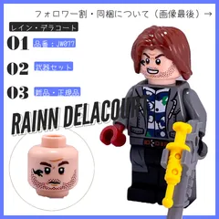 LEGO レゴ ミニフィグ レイン・デラコート JW077 ジュラシック・ワールド 76945 アトロキラプトルのバイクチェイス【BRICKS MART フィグ】【BRICKS MART ジュラシック・ワールド】新品・未組立 正規品パーツ