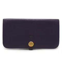 HERMES エルメス ドゴンレクトヴェルソ ドゴンロング 2つ折長財布 二  