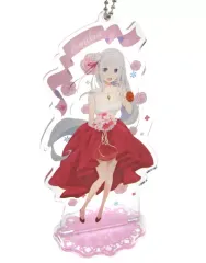 Re:ゼロから始める異世界生活 リゼロ 誕生日 アクリルチャーム エミリア Re:ゼロから始める異世界生活 アクリルスタンドキーホルダー