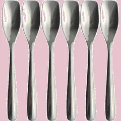 【在庫処分】5本+1本 13.5cm アイススプーン ステンレス Slim 日本製 ナガオ
