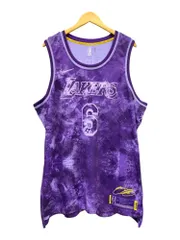 NIKE (ナイキ) LOSANGELES LAKERS SELDFJAMESJSY LEBRON JAMES レイカーズ レブロン ジェームズ ジャージ タンクトップ FD4093-580 2XL パープル メンズ/036
