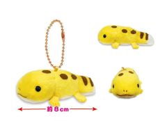 【商品番号⑦】　レオパードゲッコー　ぬいぐるみ　爬虫類　マスコット　トカゲ　ヤモリ　ヒョウモントカゲモドキ　ぷちまるアニマルズDX